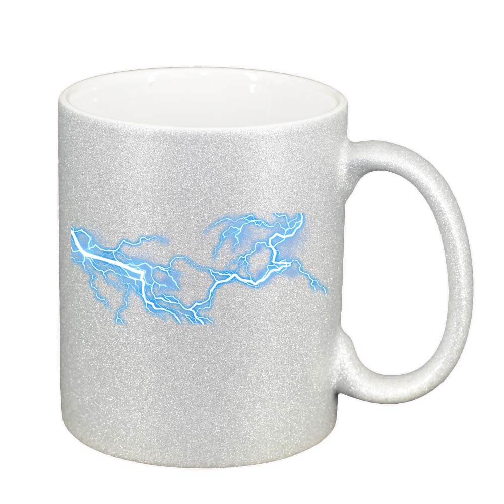 Cana Thunder, argintiu sidefata glitter, 330ml, D228