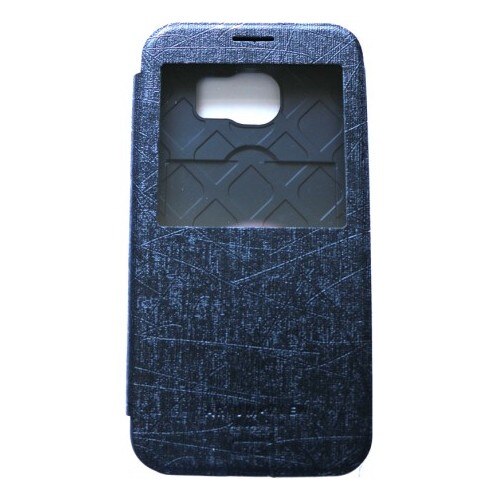 Husa Samsung Galaxy S6 Arium Bumper Flip View negru