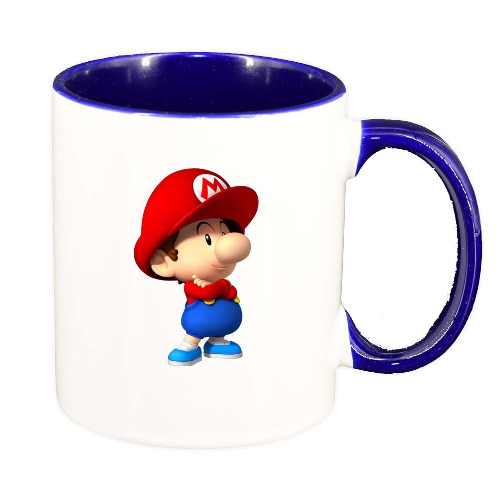 Cana Mario, interior albastru inchis, 330ml, D223