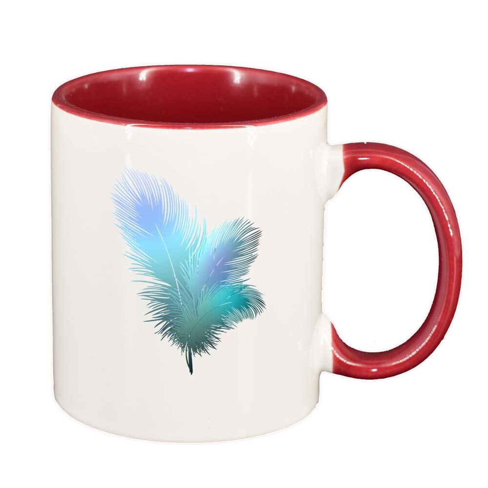 Cana Feather, interior rosu, 330ml, D230