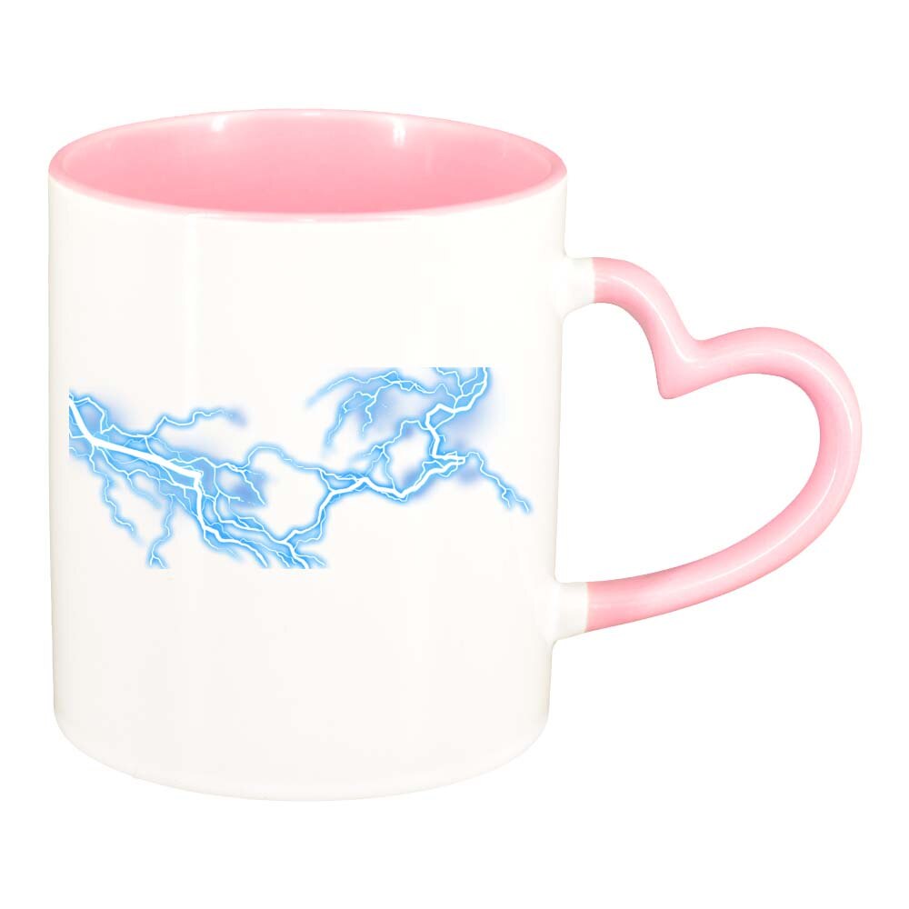 Cana Thunder, interior roz, maner inima, 330ml, D228