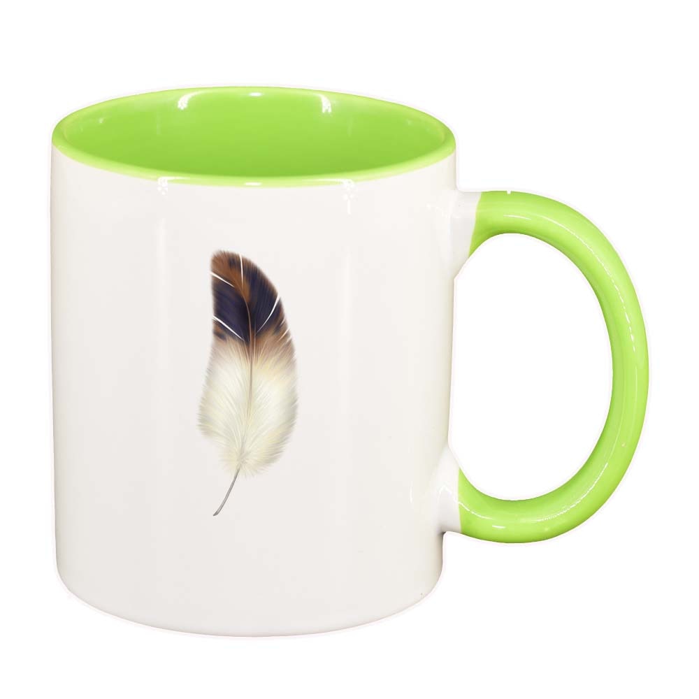 Cana Feather, interior verde deschis, 330ml, D232