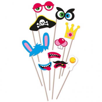 Kit cabina foto petrecere funny 10 articole Kit cabina foto petrecere funny 10 articole