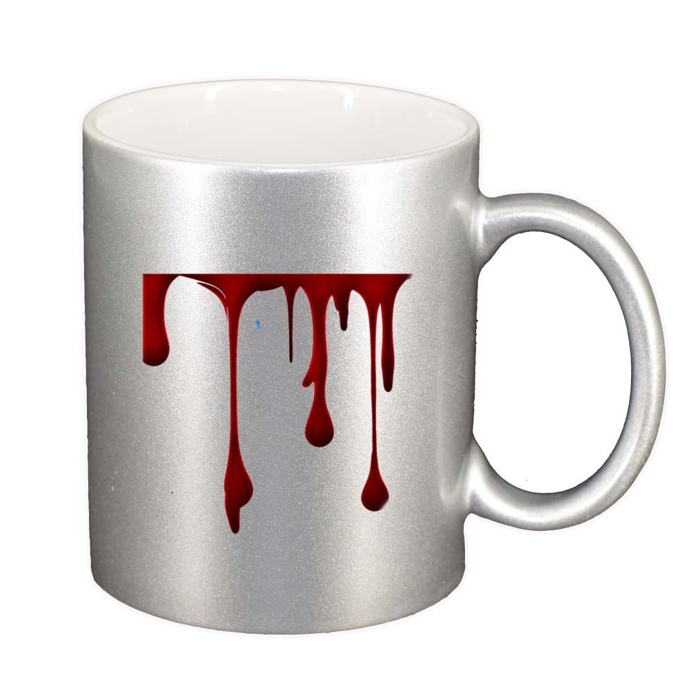 Cana Ciocolata, argintiu sidefata, 330ml, D239