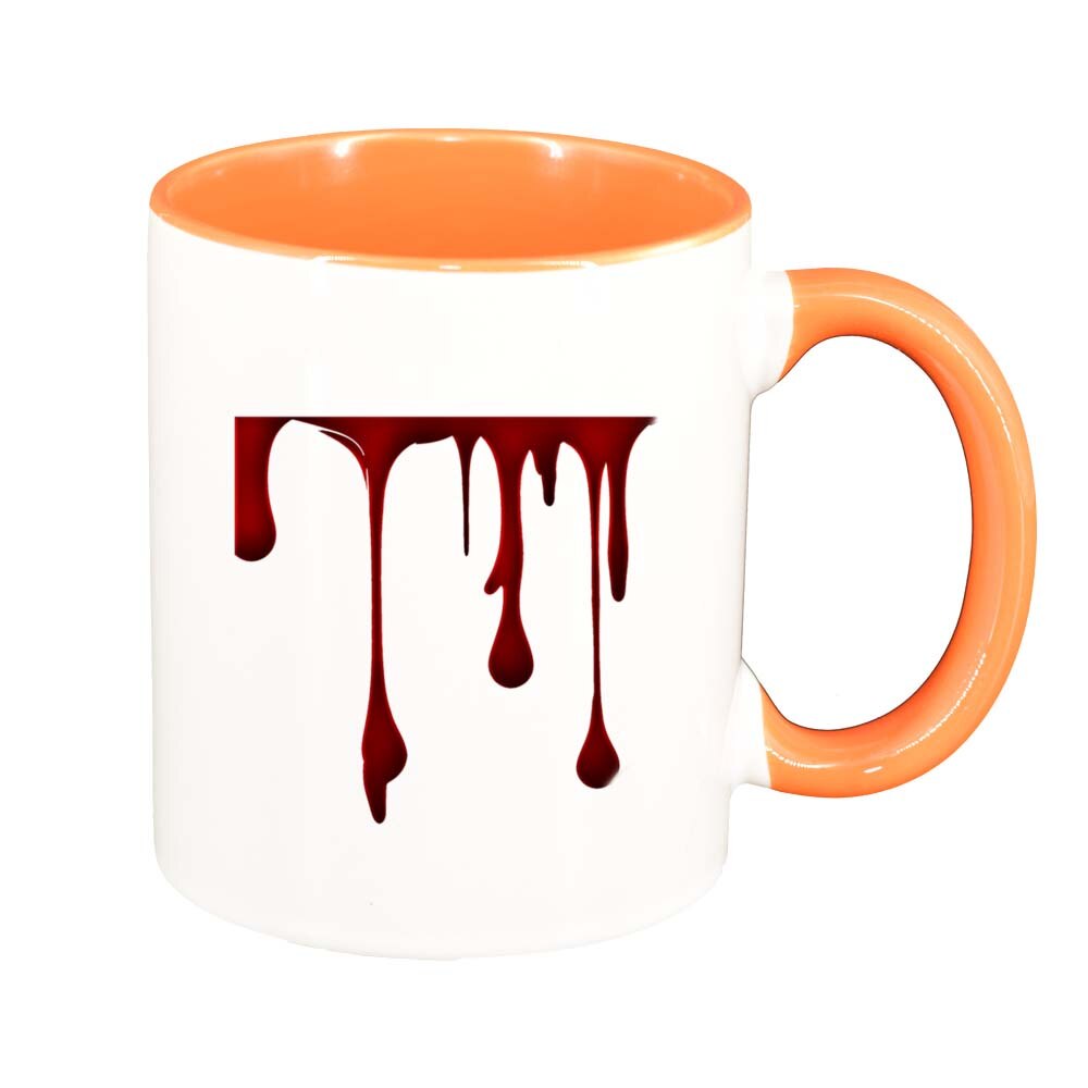 Cana Ciocolata, interior portocaliu, 330ml, D239