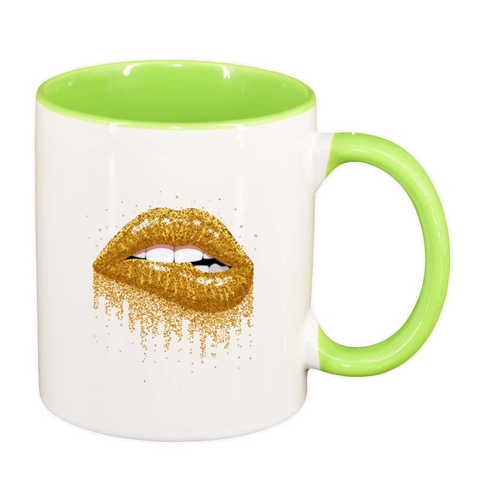 Cana Lips, interior verde deschis, 330ml, D250