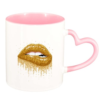 Cana Lips, interior roz, maner inima, 330ml, D250 Cana Lips, interior roz, maner inima, 330ml, D250