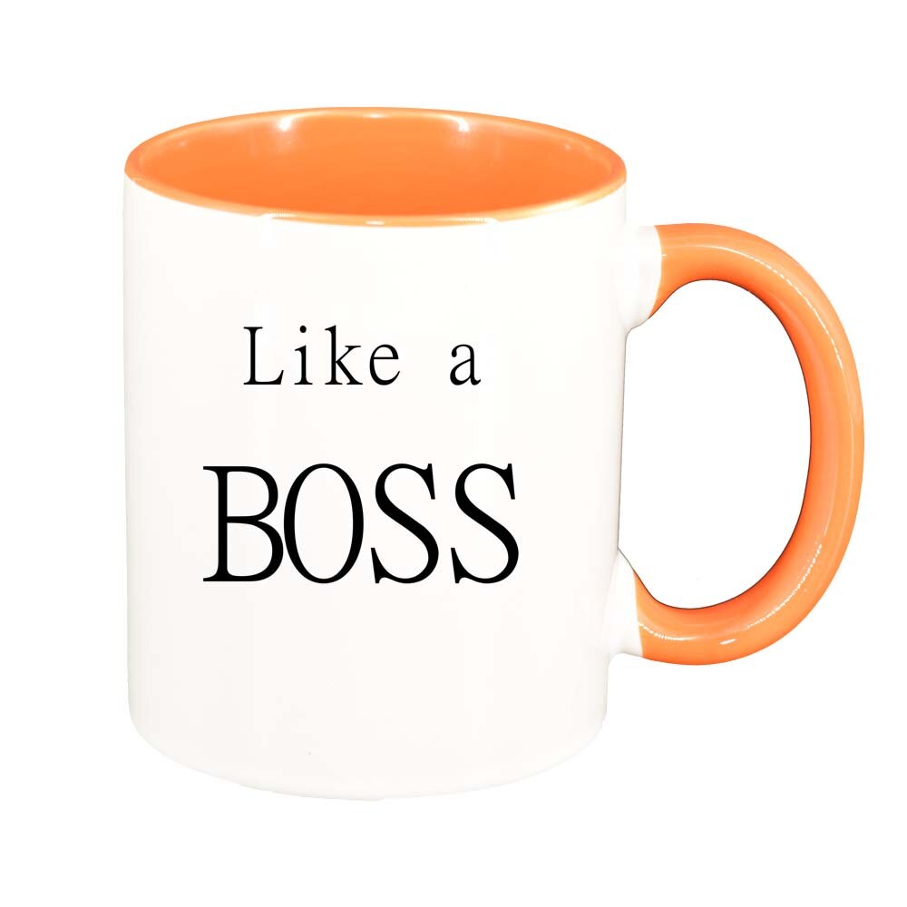 Cana Boss, interior portocaliu, 330ml, D249