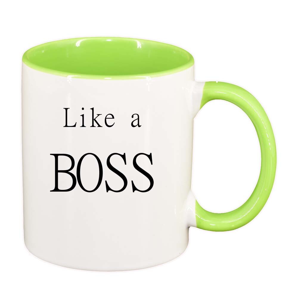 Cana Boss, interior verde deschis, 330ml, D249