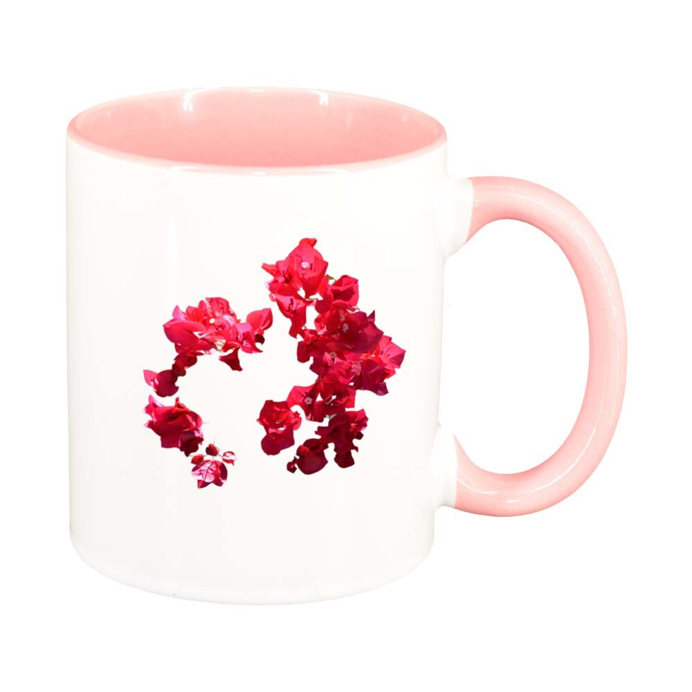 Cana Floare, interior roz, 330ml, D247