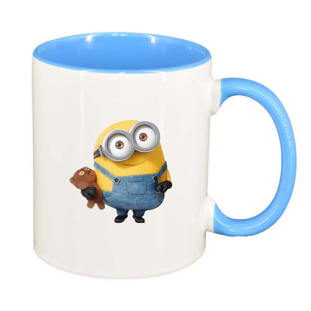Cana Minion, interior albastru, 330ml, D246