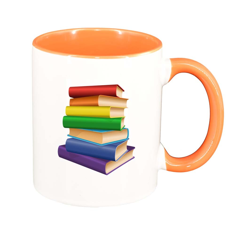 Cana Carte, interior portocaliu, 330ml, D241