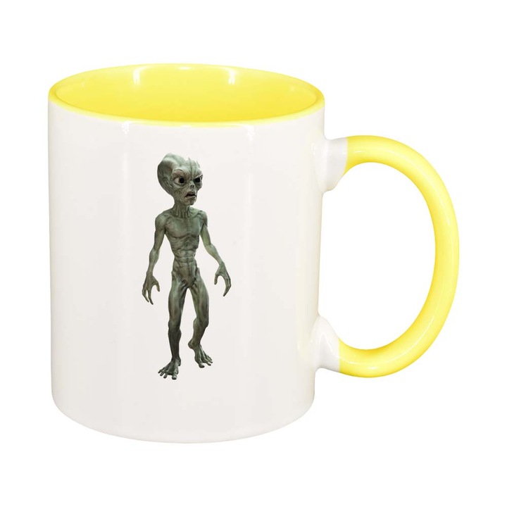 Cana Alien, interior galben, 330ml, D244