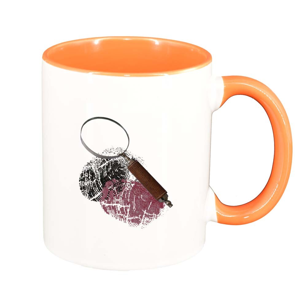 Cana Detective, interior portocaliu, 330ml, D243