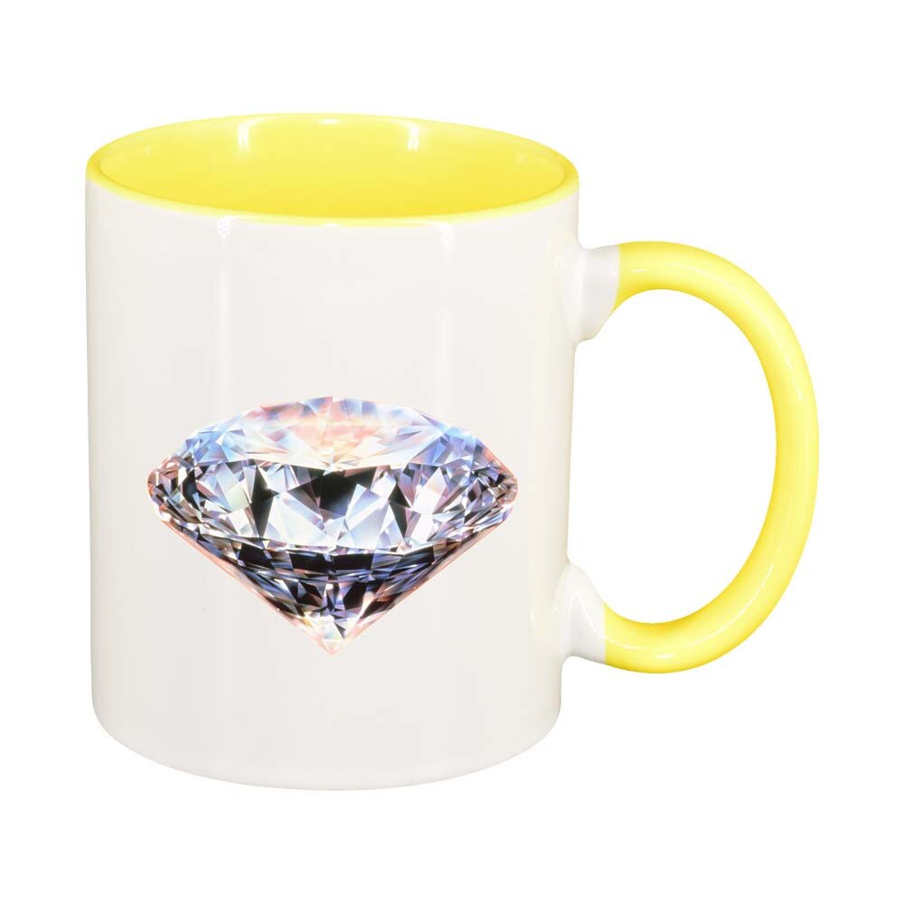 Cana Diamant, interior galben, 330ml, D240