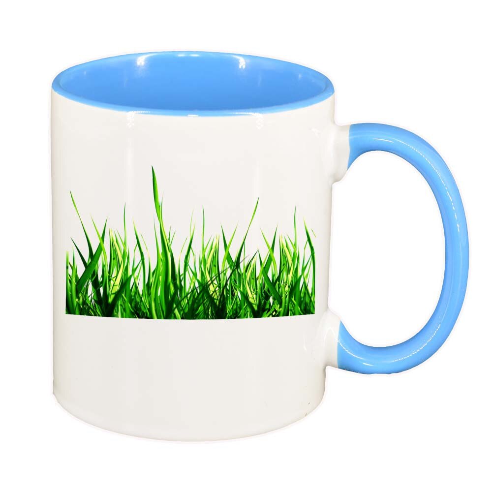 Cana Iarba, interior albastru, 330ml, D242