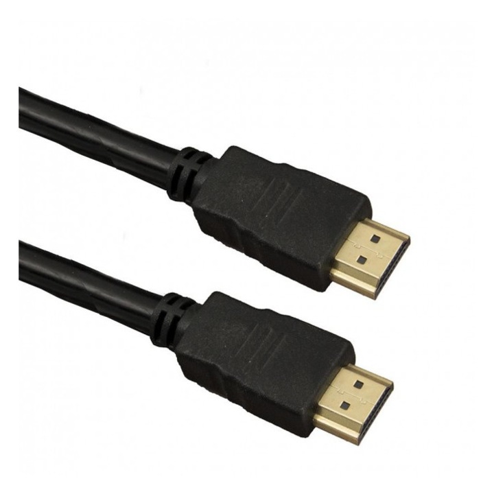 HDMI кабел 1.5M HS (висока скорост), златни контакти, с ферит, V1.4, HDMI Ethernet канал (HEC), превъзходно качество