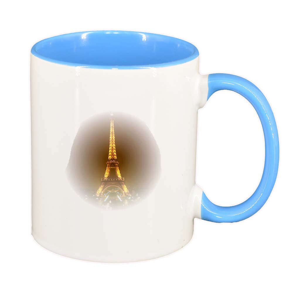 Cana Picture, interior albastru, 330ml, D253