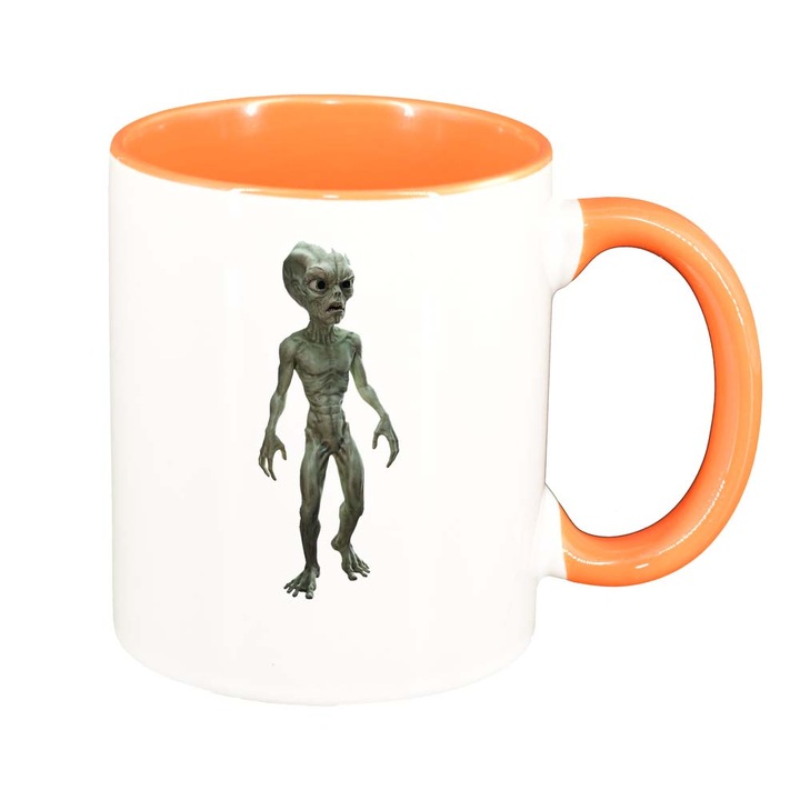 Cana Alien, interior portocaliu, 330ml, D244
