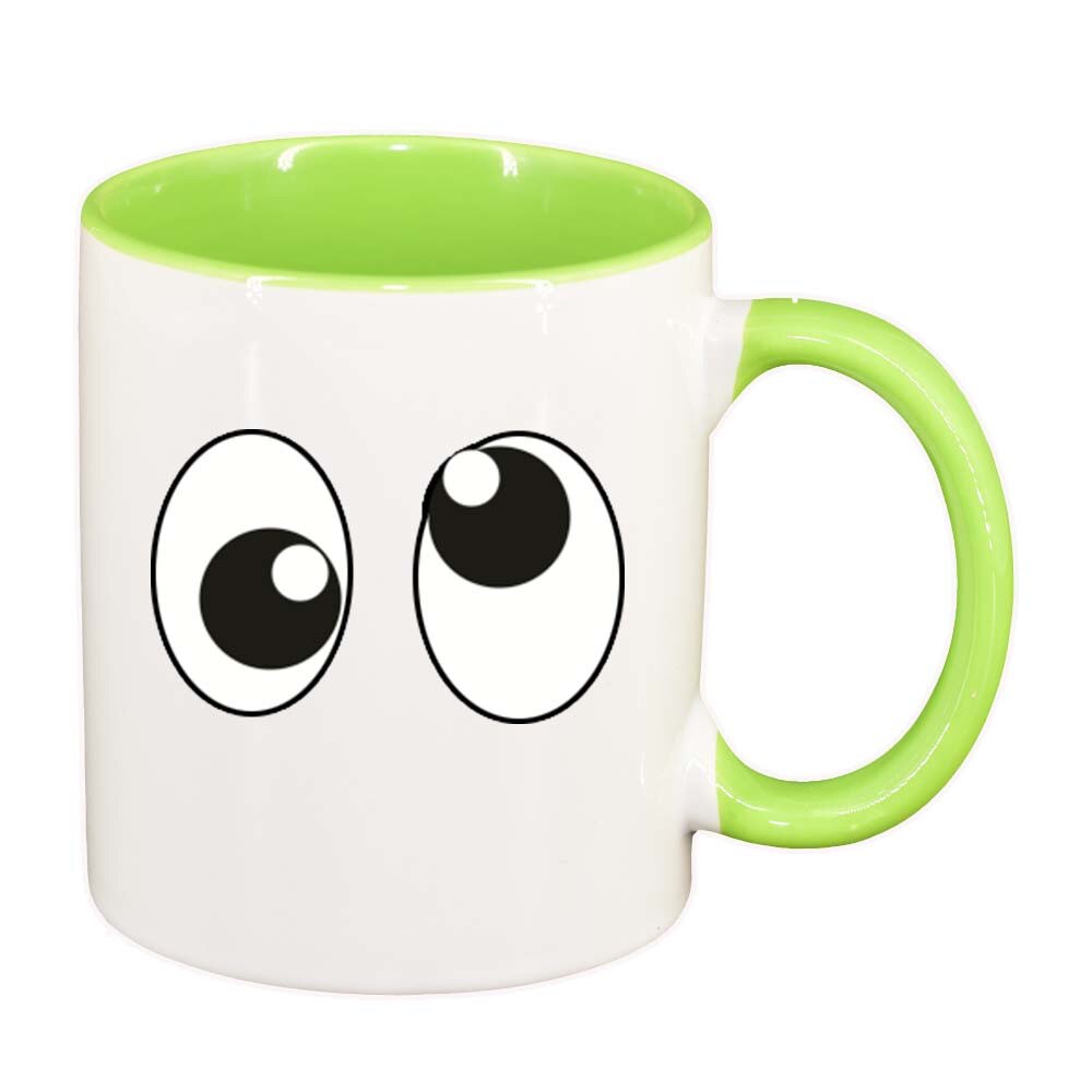 Cana Eyes, interior verde deschis, 330ml, D269