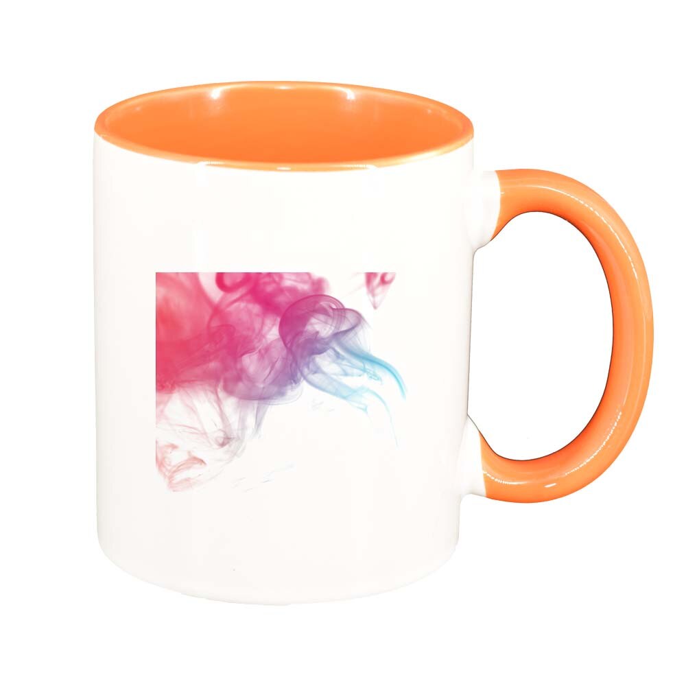 Cana Colour, interior portocaliu, 330ml, D266