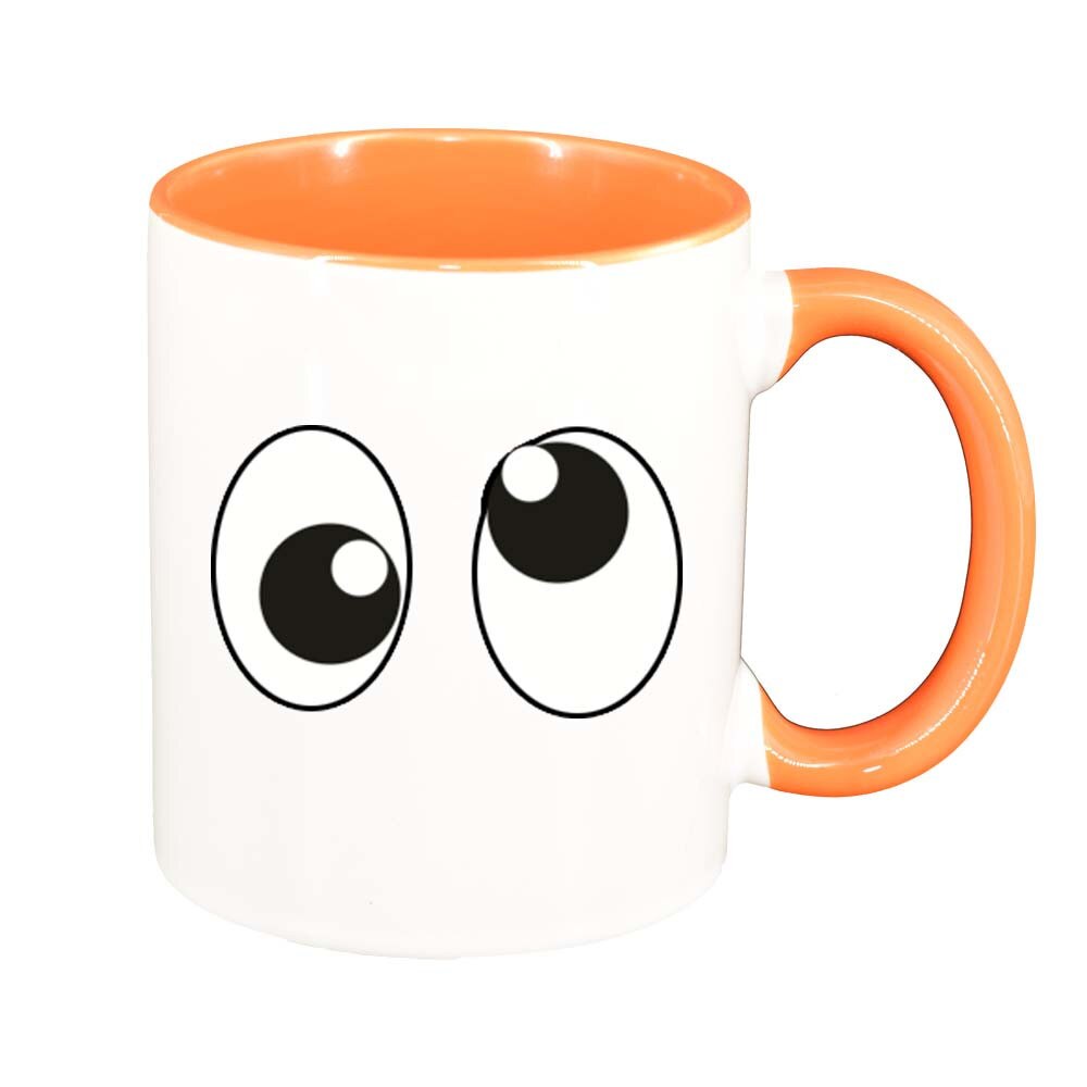 Cana Eyes, interior portocaliu, 330ml, D269