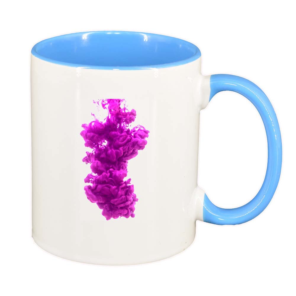 Cana Colour, interior albastru, 330ml, D274