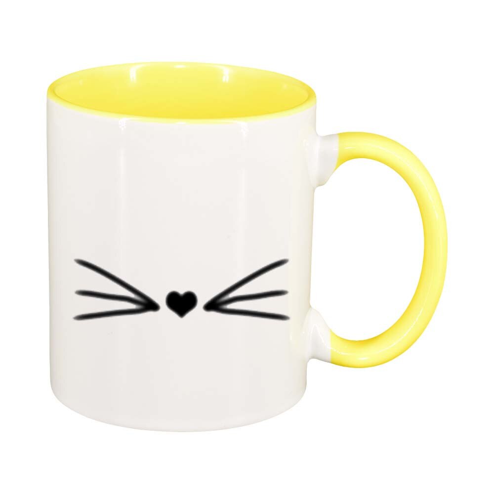 Cana Inima, interior galben, 330ml, D272