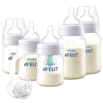 Set nou-nascut Classic Philips-Avent SCD808/01, cu un dispozitiv anticolici AirFree™ Set nou-nascut Classic Philips-Avent SCD808/01, cu un dispozitiv anticolici AirFree™