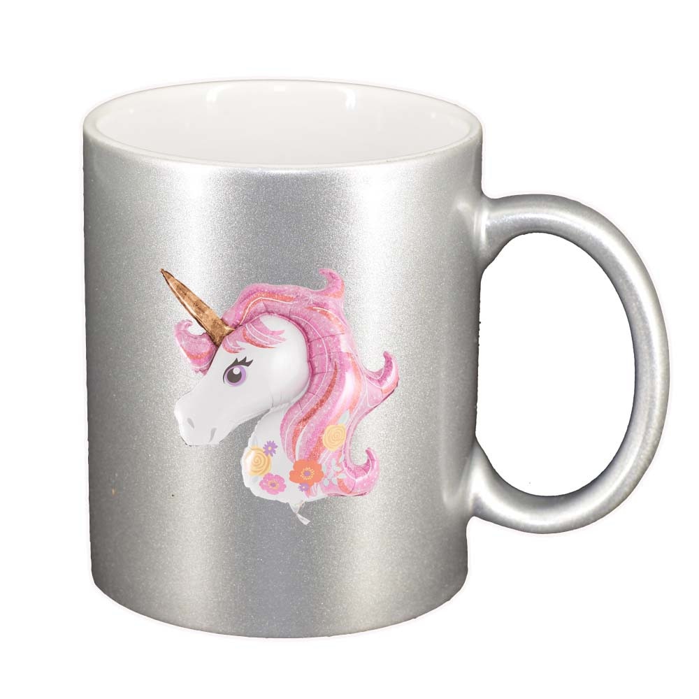 Cana Pony, argintiu sidefata, 330ml, D255