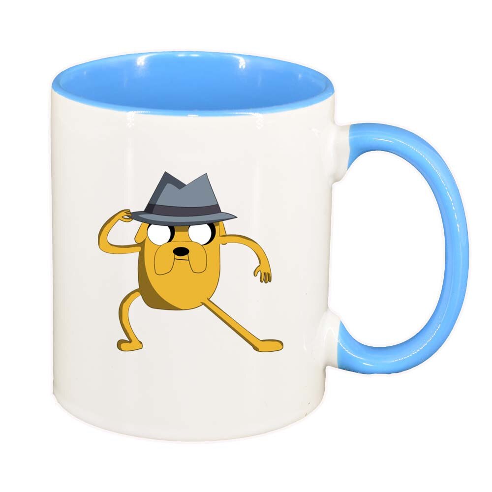 Cana Cartoon, interior albastru, 330ml, D262