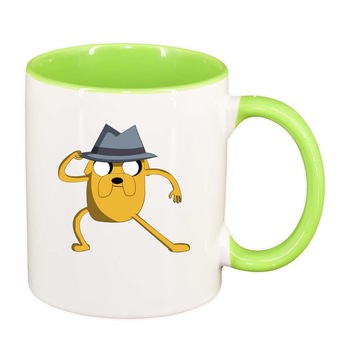 Cana Cartoon, interior verde deschis, 330ml, D262 Cana Cartoon, interior verde deschis, 330ml, D262