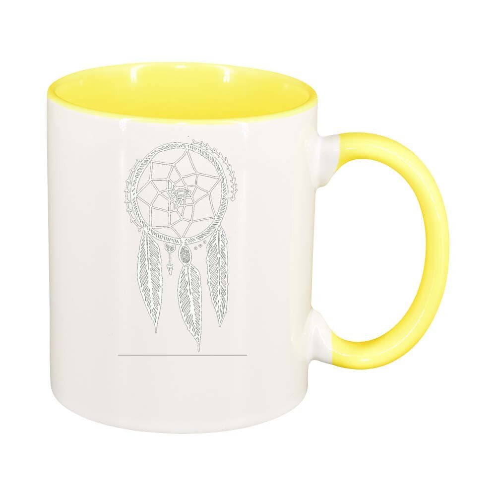 Cana Dream Catcher, interior galben, 330ml, D261