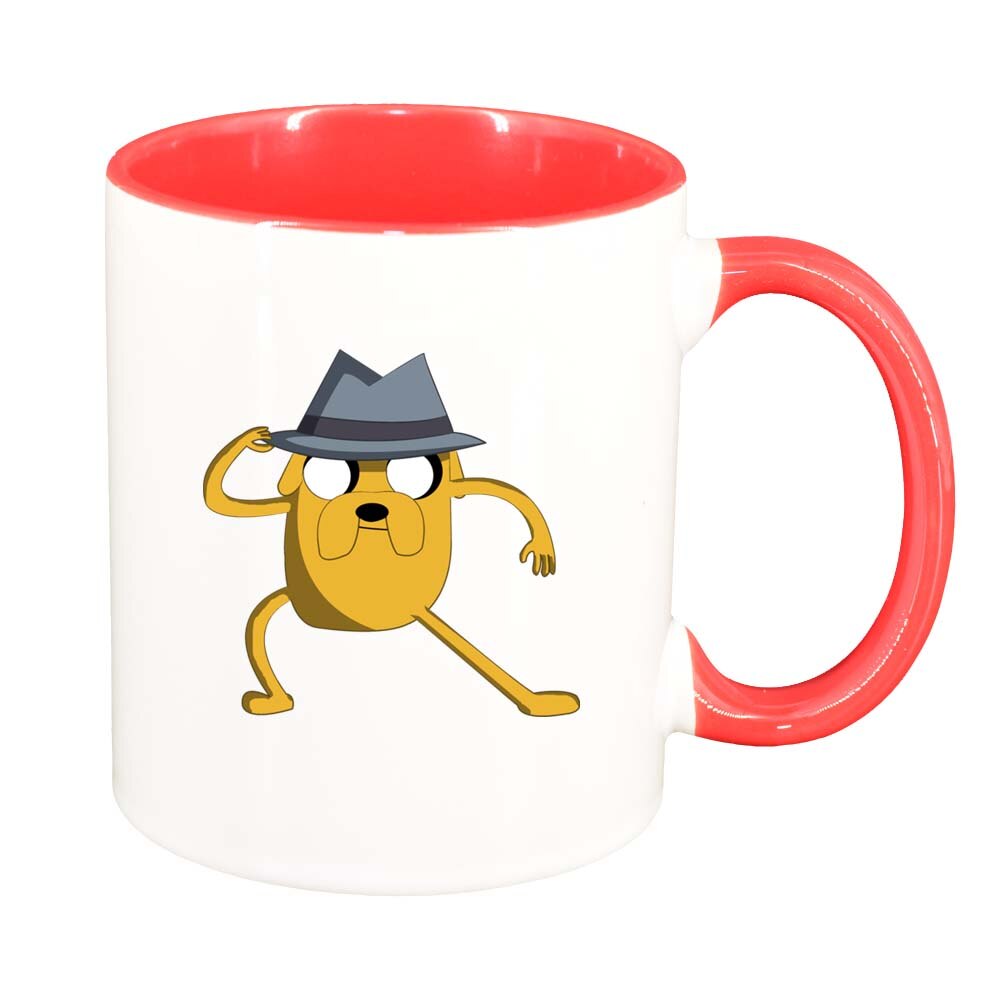 Cana Cartoon, interior rosu, 330ml, D262