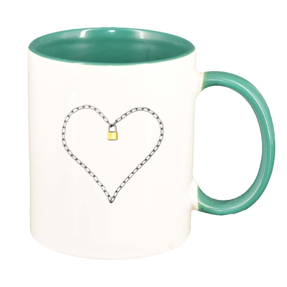 Cana Inima, interior verde, 330ml, D263