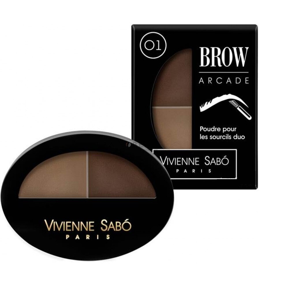 Пудра за вежди Vivienne Sabó Brow Arcade 01 Blonde 0,8 g оформяне и ...