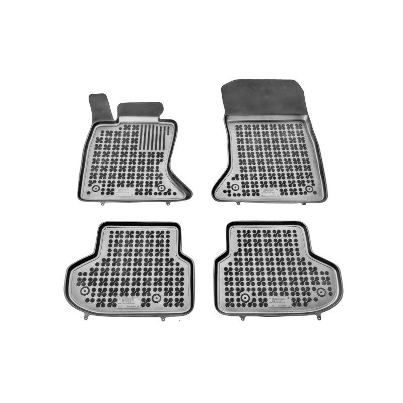Set 4 covorase auto tip tavita, Cauciuc, pentru BMW 5 (F10), 5 (F11) 02.13-02.17, Negru