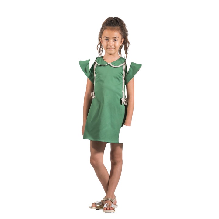 Rochie fete bumbac Pretty, NOAR Kids, varsta 7 - 8 ani