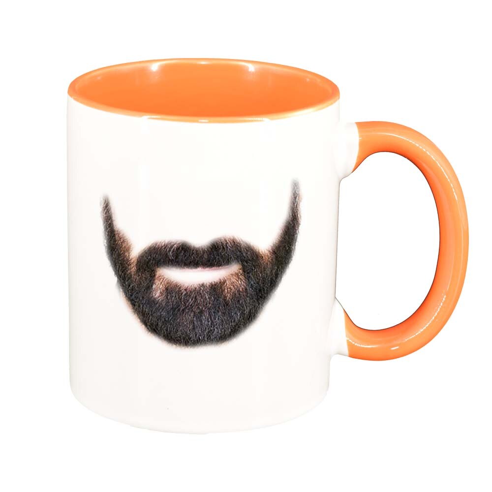 Cana Beard, interior portocaliu, 330ml, D260