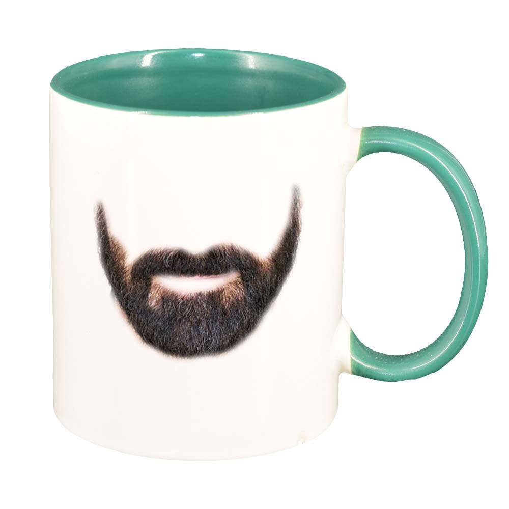 Cana Beard, interior verde, 330ml, D260