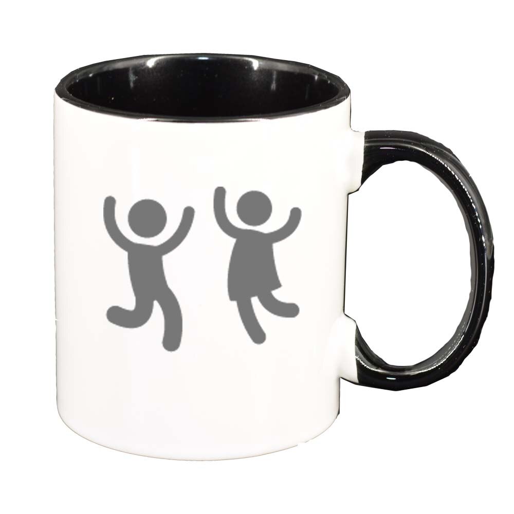 Cana Figure, interior negru, 330ml, D264