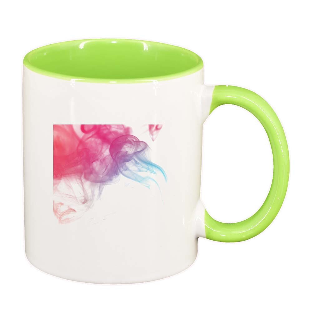 Cana Colour, interior verde deschis, 330ml, D266