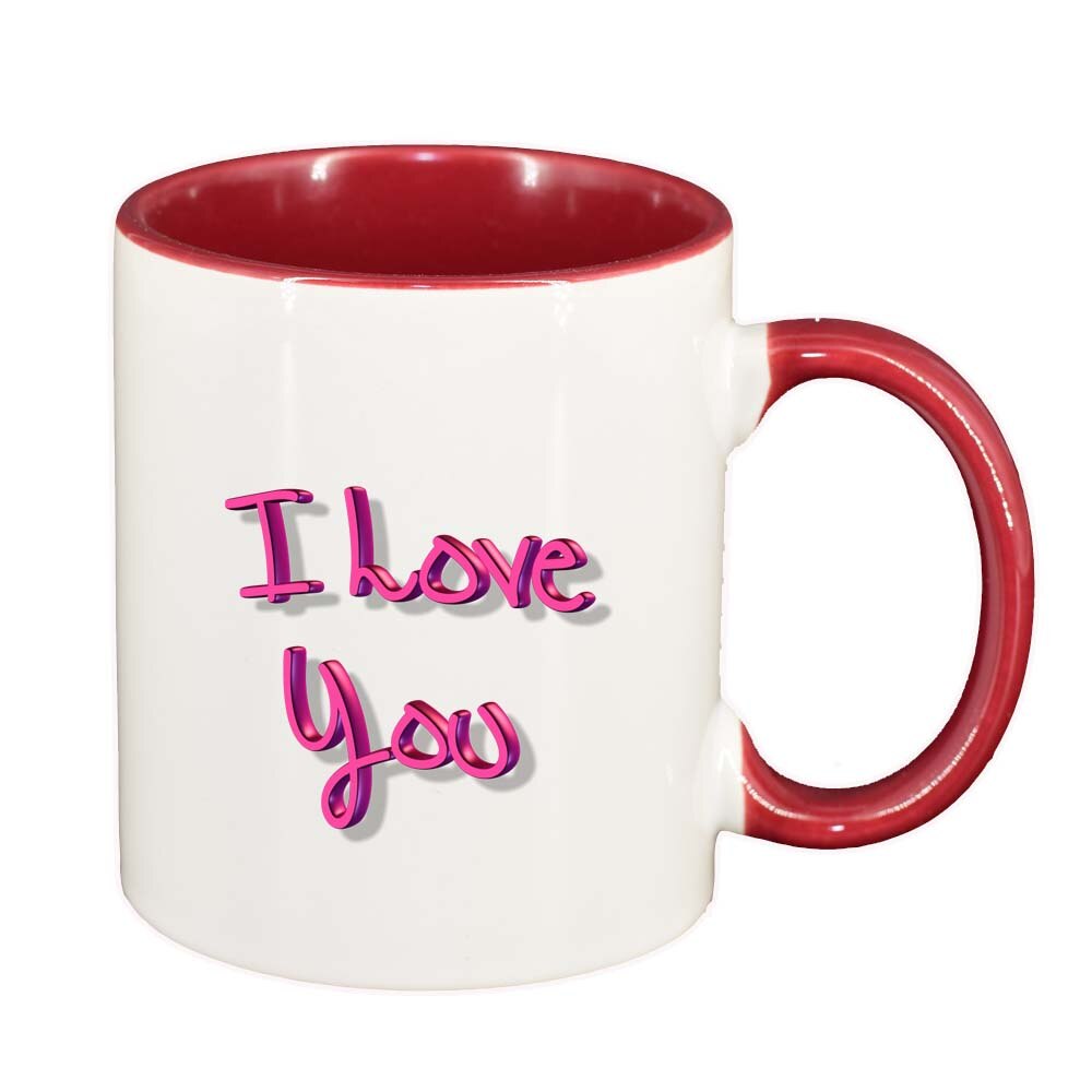 Cana I Love You, interior rosu, 330ml, D276