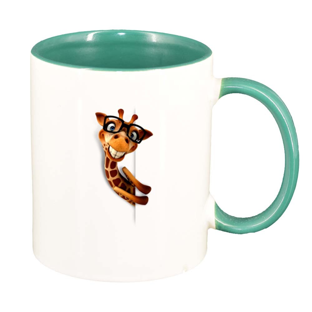 Cana Girafa, interior verde, 330ml, D275