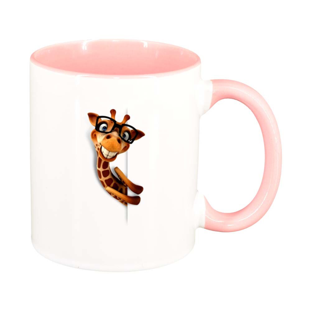 Cana Girafa, interior roz, 330ml, D275