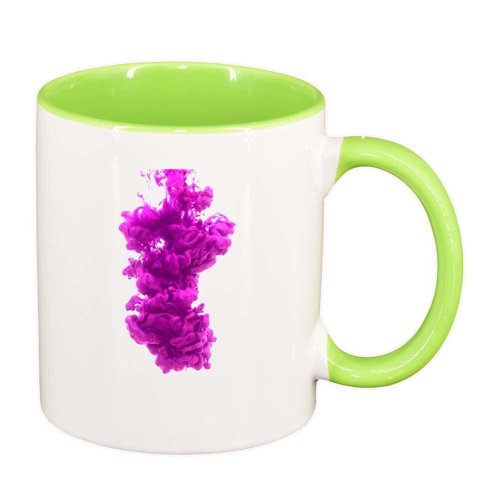 Cana Colour, interior verde deschis, 330ml, D274