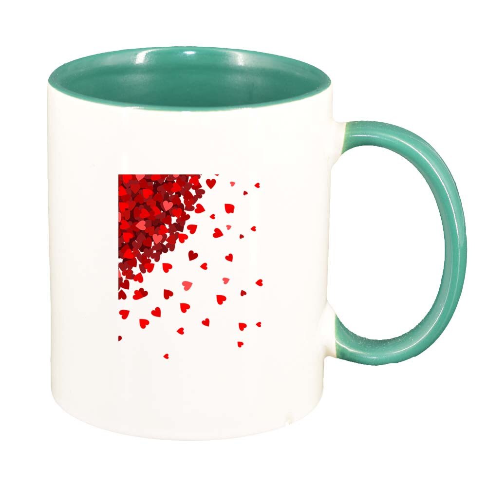 Cana Lovely, interior verde, 330ml, D277