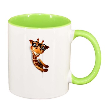 Cana Girafa, interior verde deschis, 330ml, D275 Cana Girafa, interior verde deschis, 330ml, D275