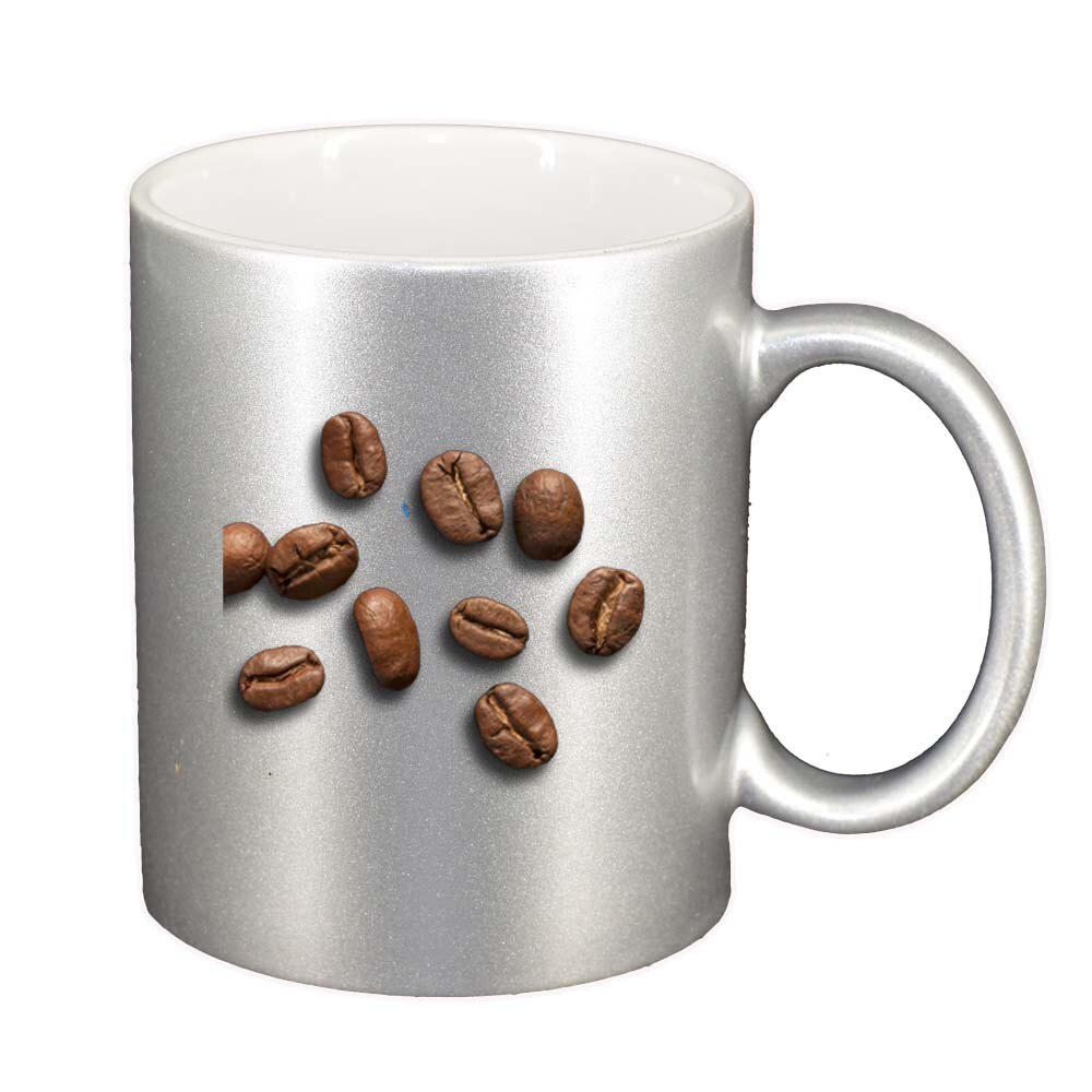 Cana Caffee Beans, argintiu sidefata, 330ml, D270