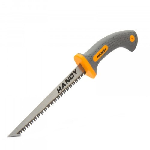 Ferastrau ghips-carton echipat cu maner ergonomic 300 mm Handy, otel calit, duritate HRC 48 - 50, grosime panza 0.9 mm